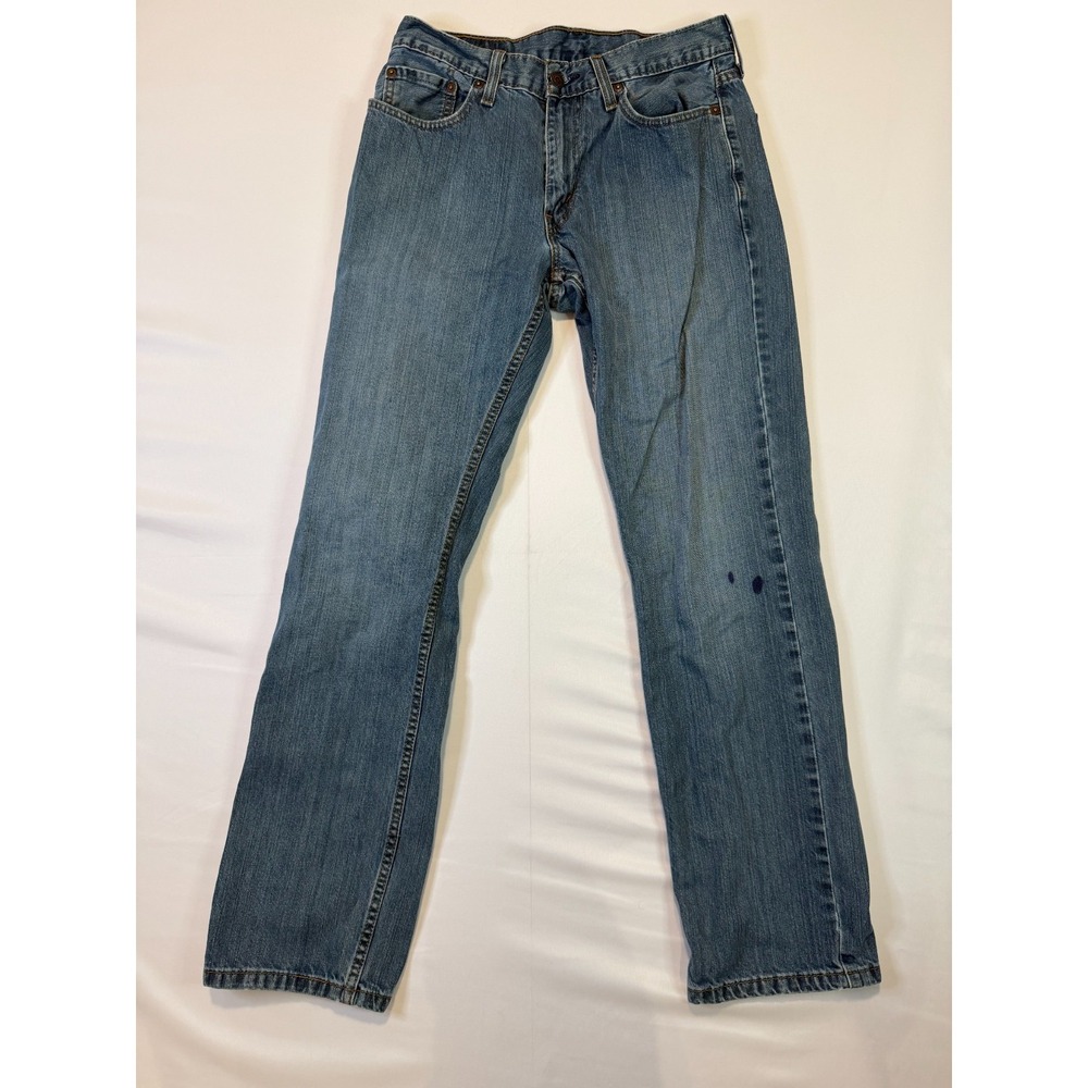 Levi's 559 Relaxed Straight‎ Leg Jeans Men's W30 L32 Blue Denim Casual Stain
